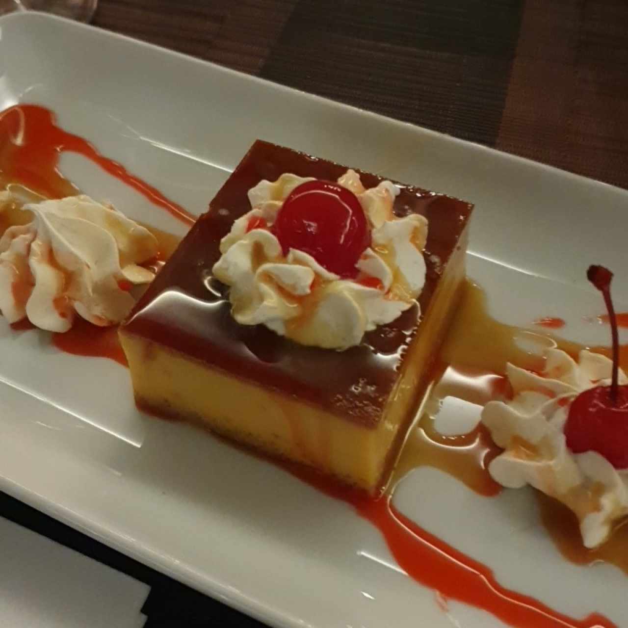 Flan de la casa