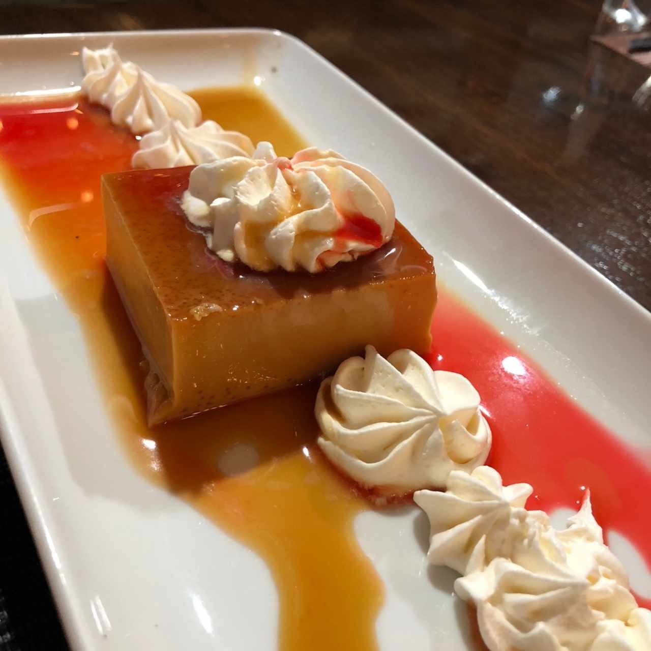 Flan de la casa