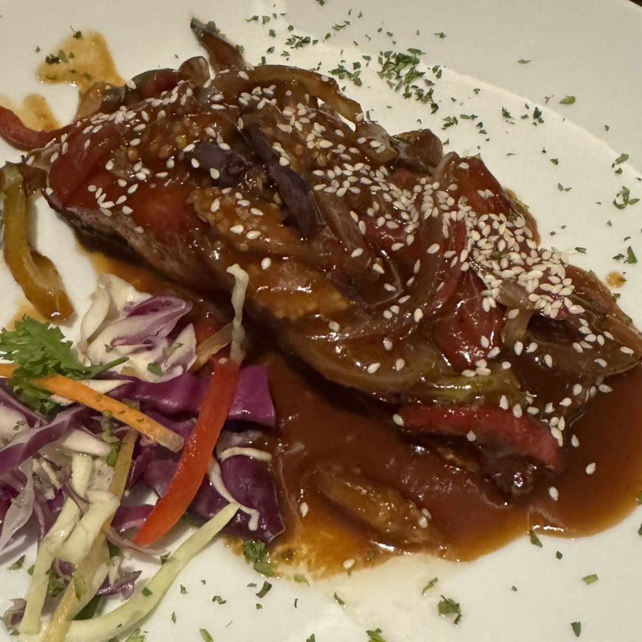 Salmón en Salsa Teriyaki
