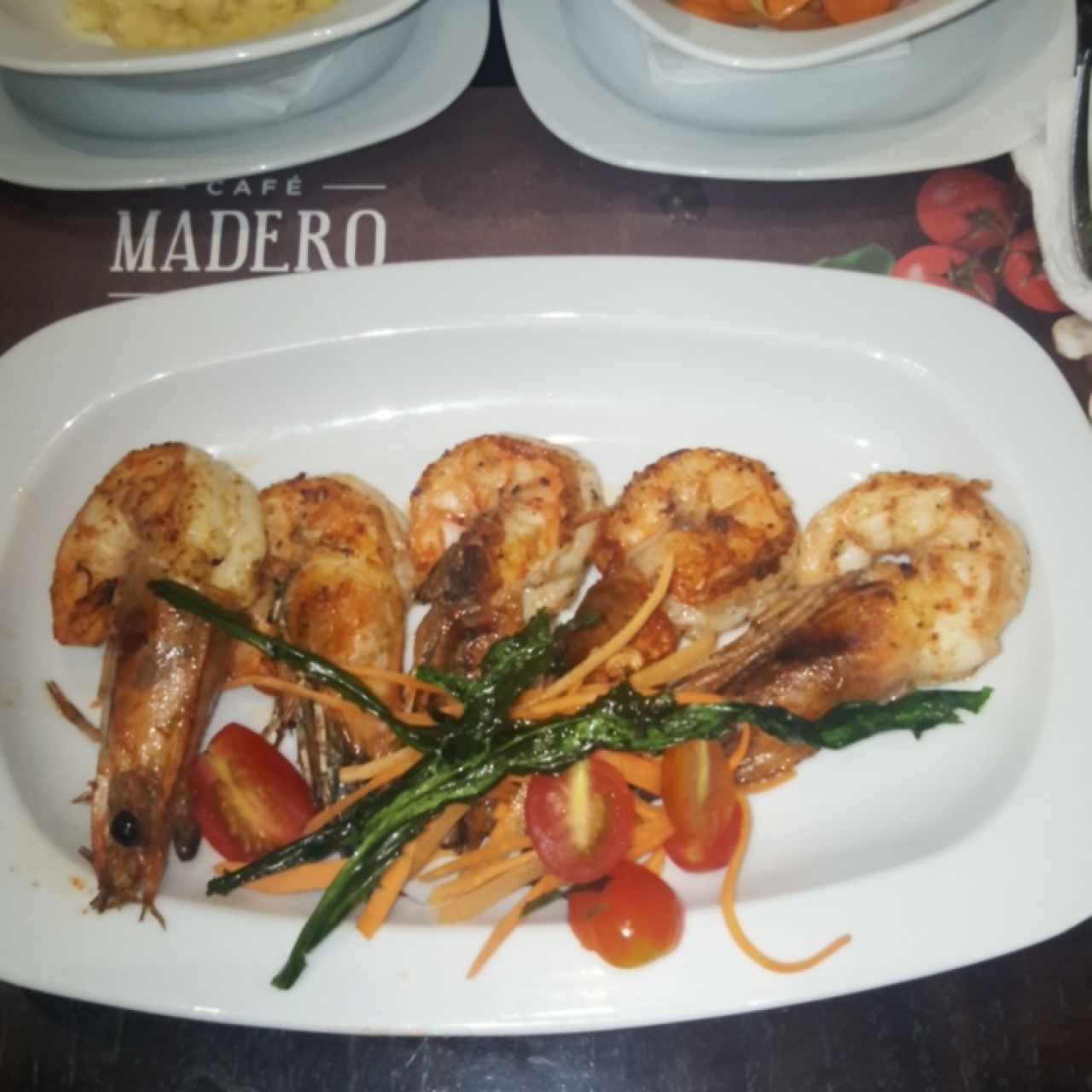 Langostinos a la plancha