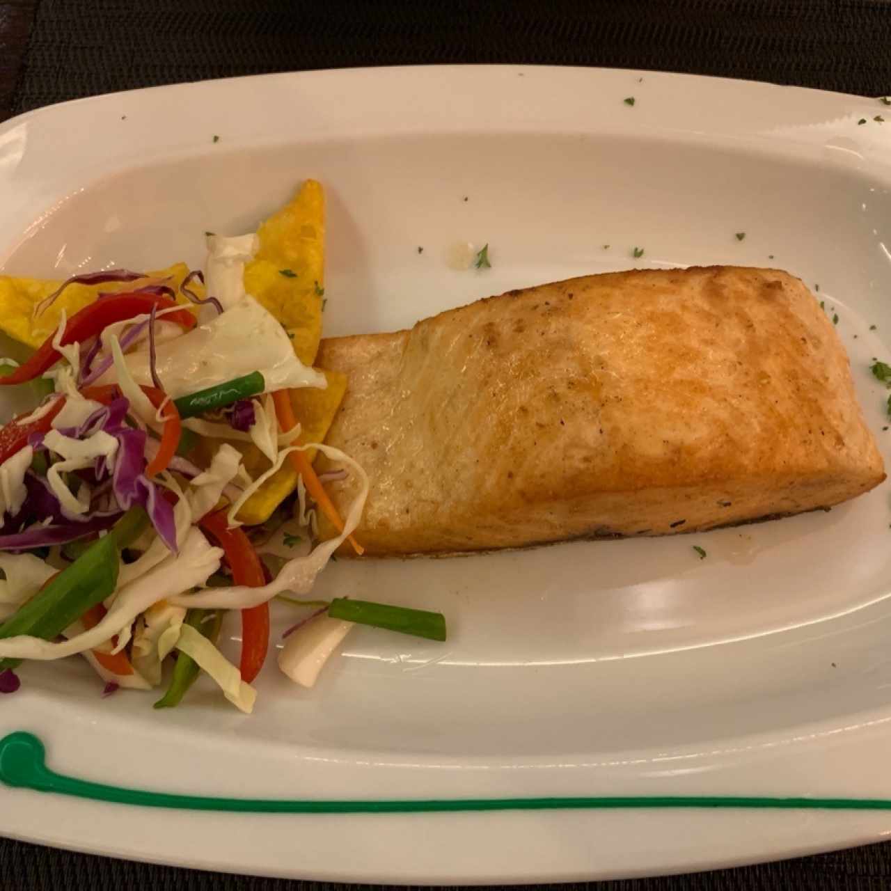 Salmón a la plancha