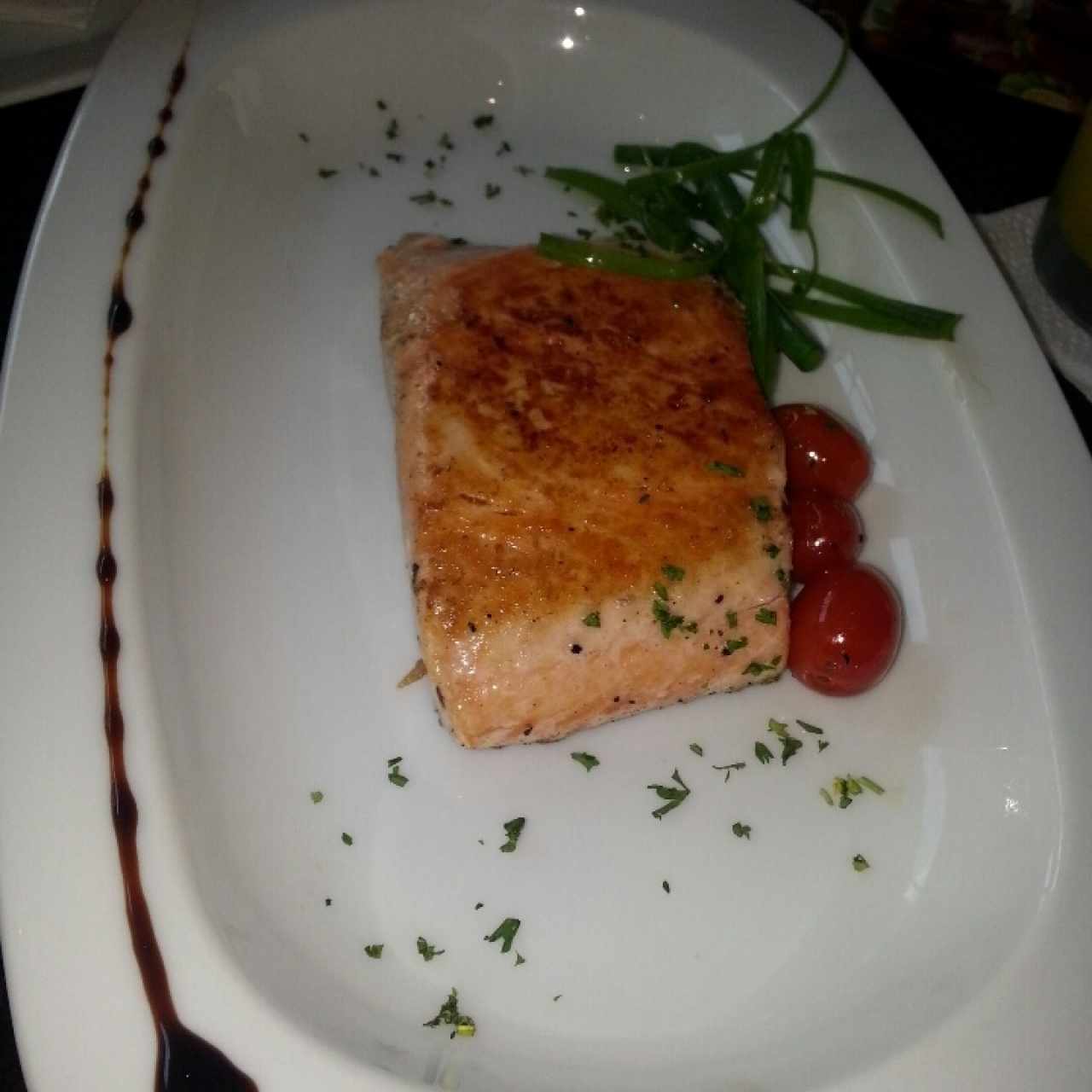 Salmón a la plancha
