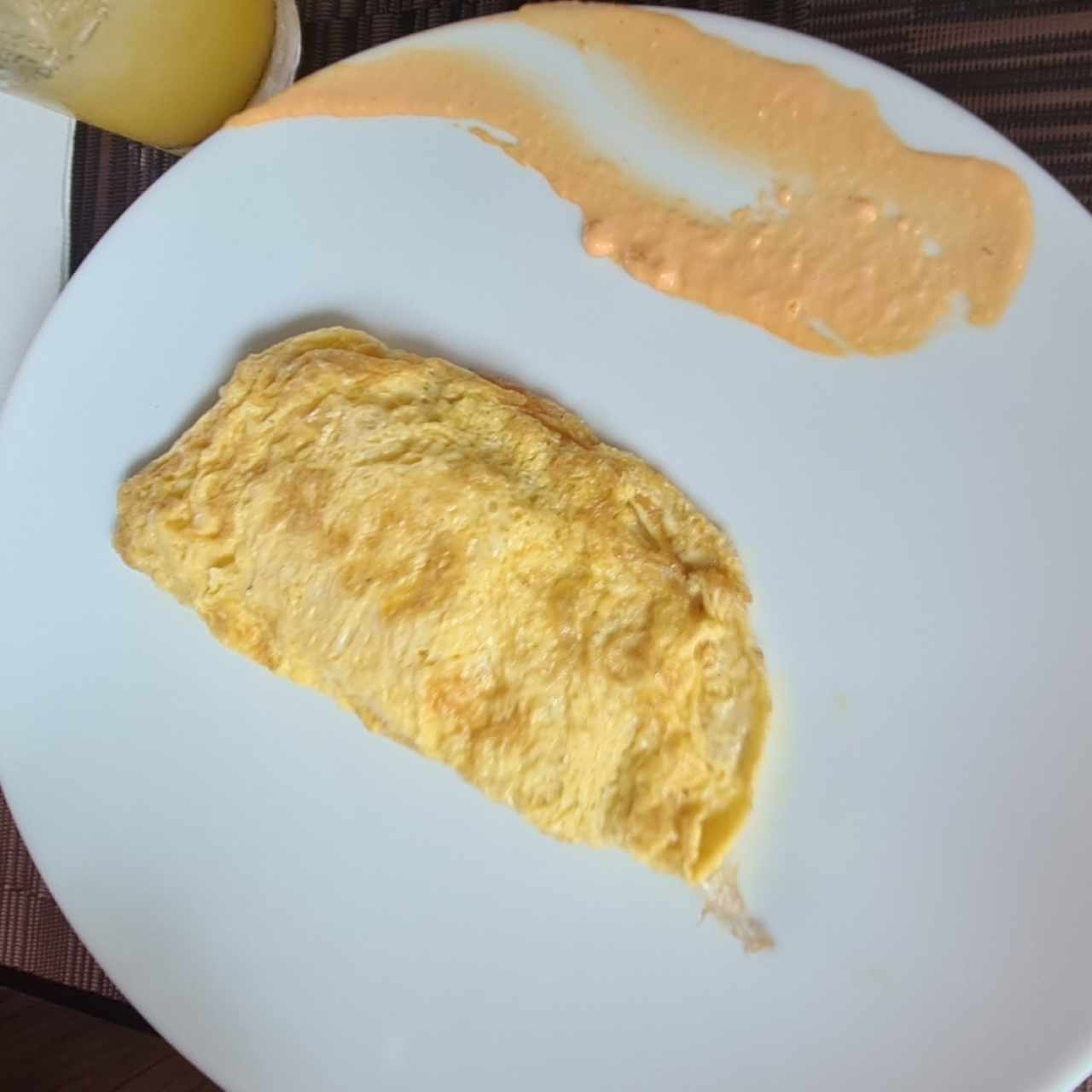 Omelette de jamón y queso