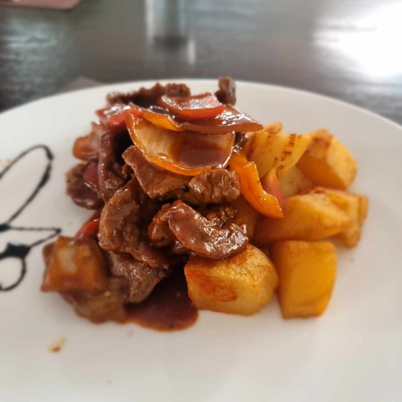 Filete de res salteado