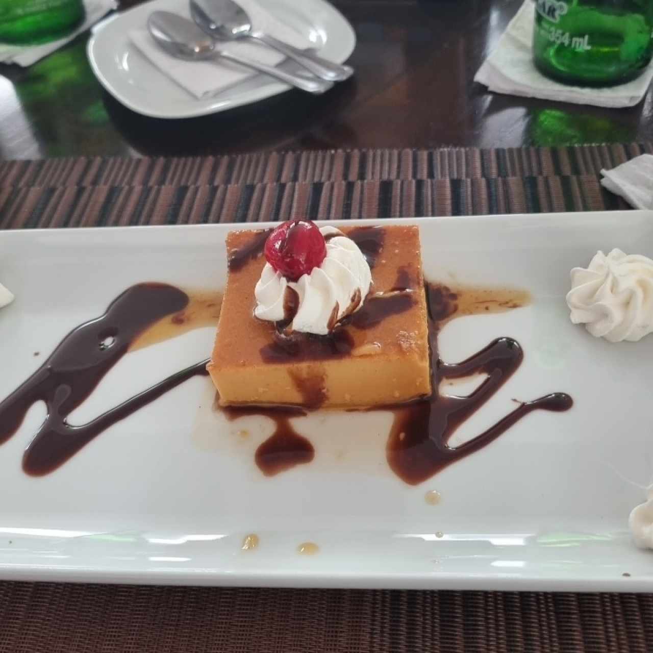 Flan de la casa