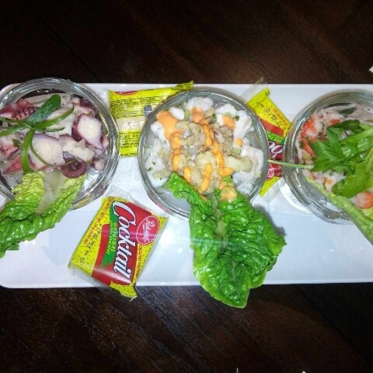 Entrantes fríos - Trio frío