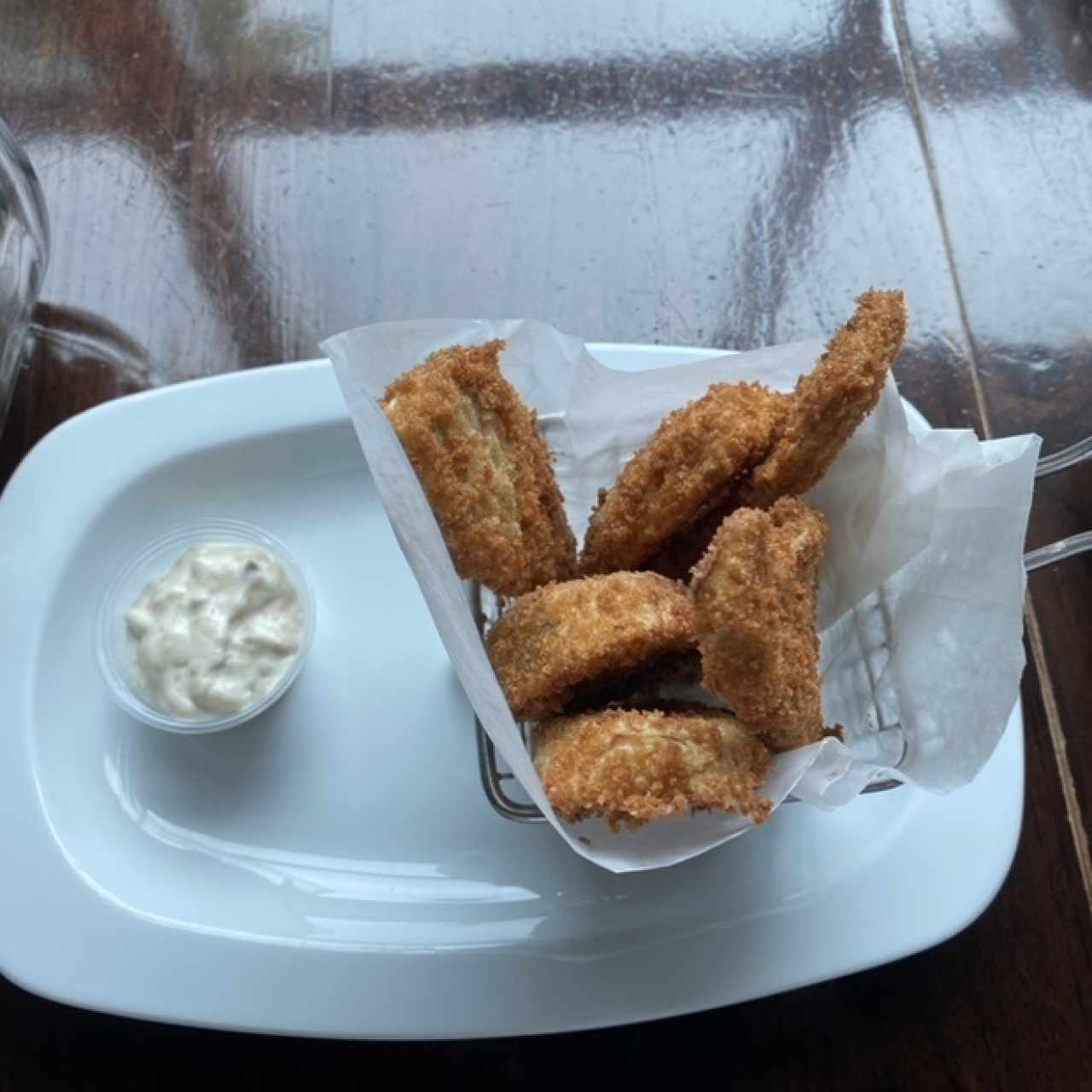 Entrantes calientes - Berenjenas apanadas