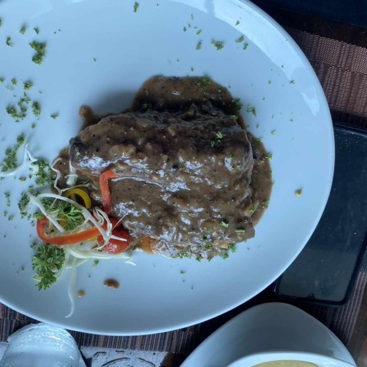 Filete a la pimienta