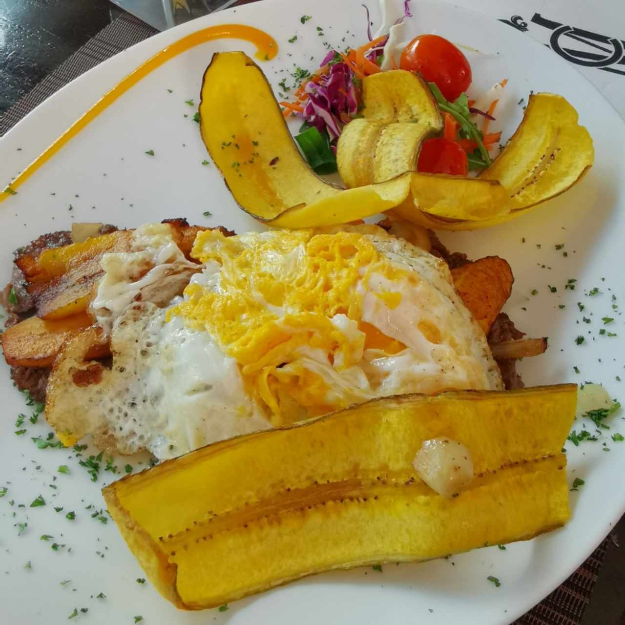 Filete de res a la cubana