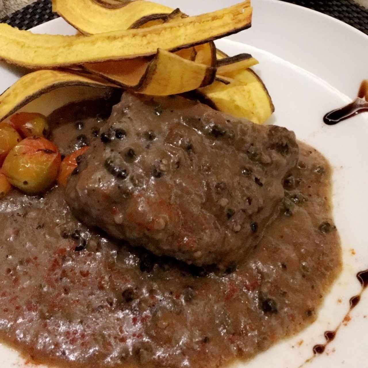 Filete de res a la pimienta