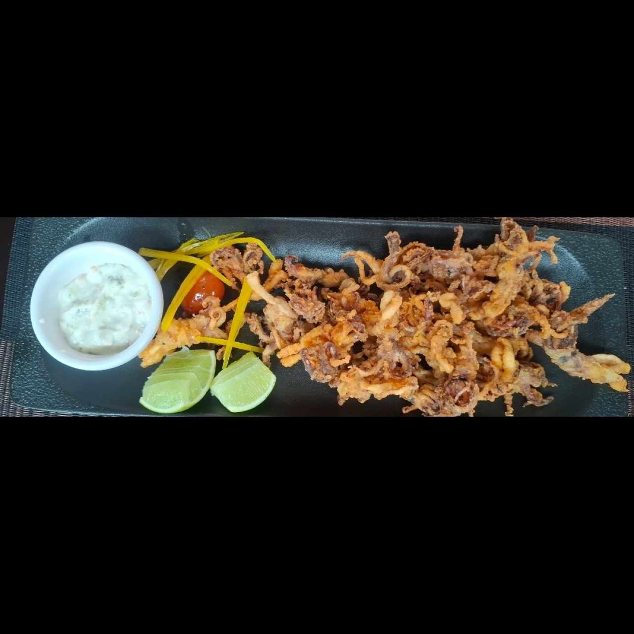 Entrantes calientes - Arañitas de Calamar