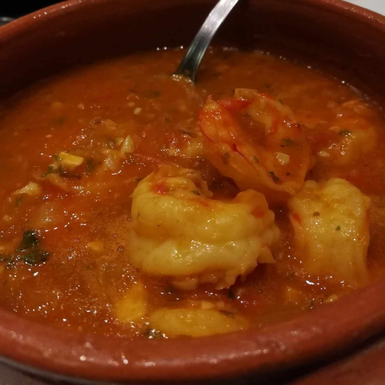 Chupe de camarones