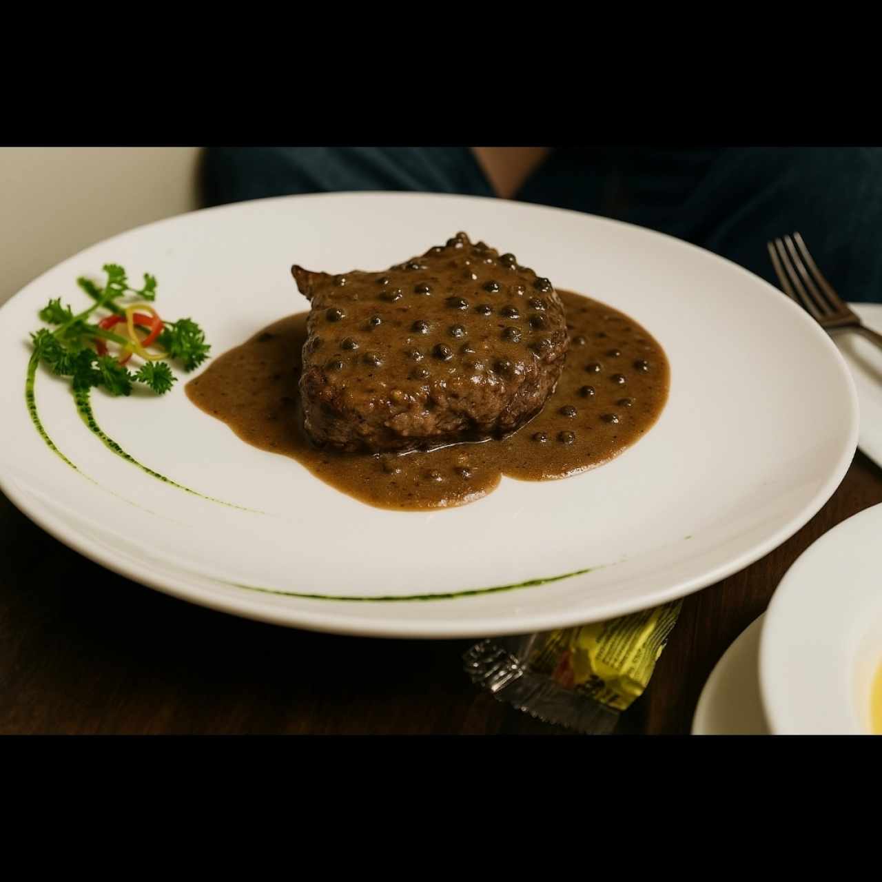 Filete de res a la pimienta