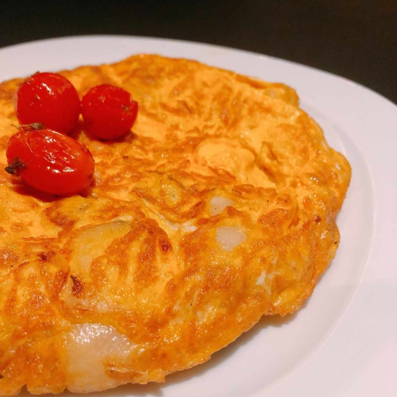 Tortilla española con chorizo estilo madero