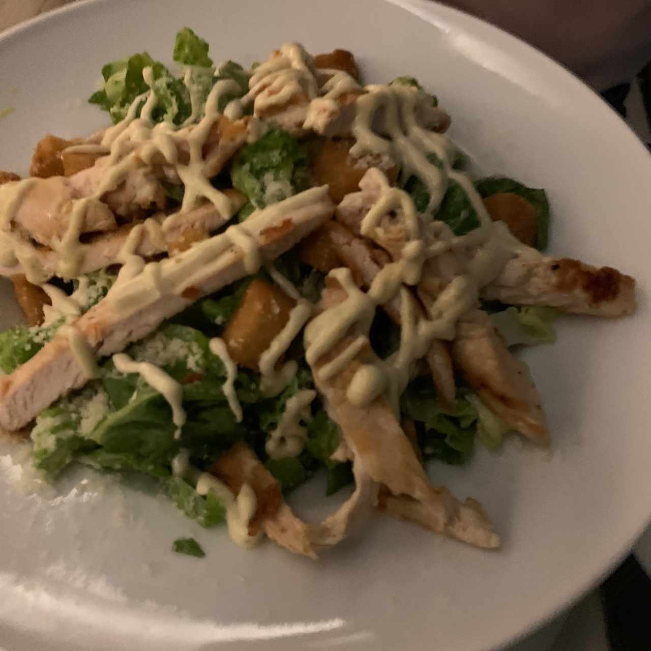 Ensalada caeser de pollo