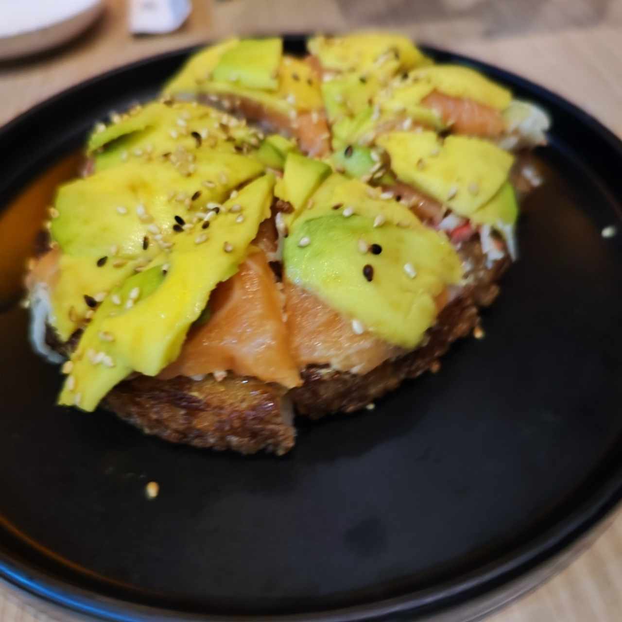 Sushi Pizza de Atún o Salmón