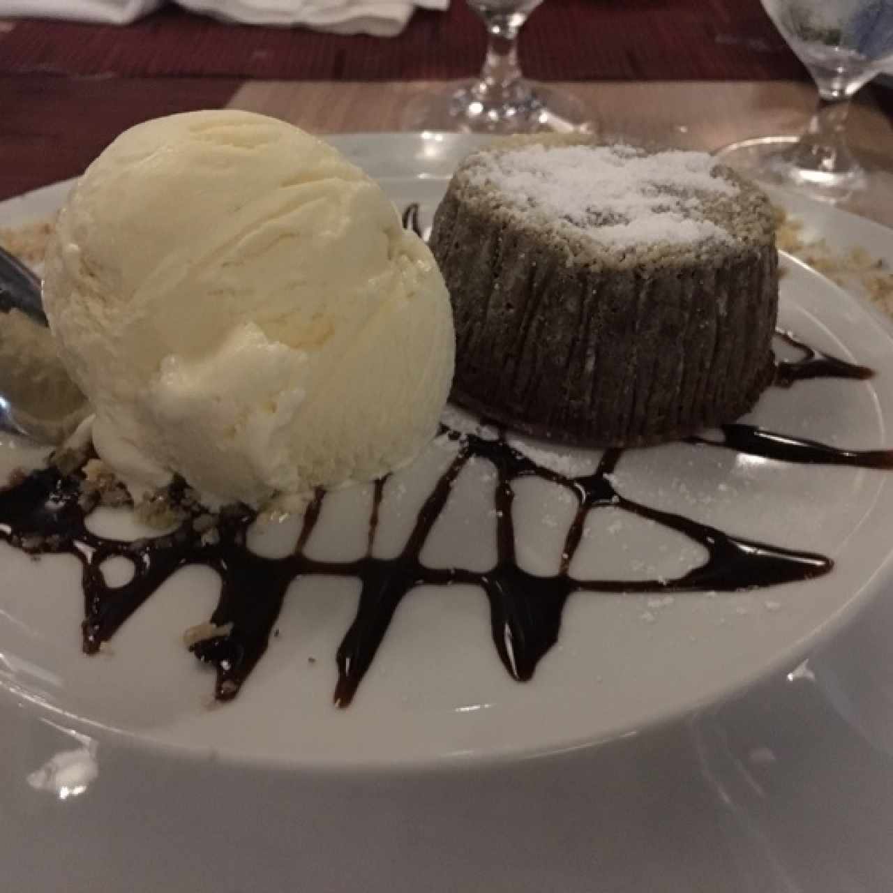 Postres - Fondant de chocolate