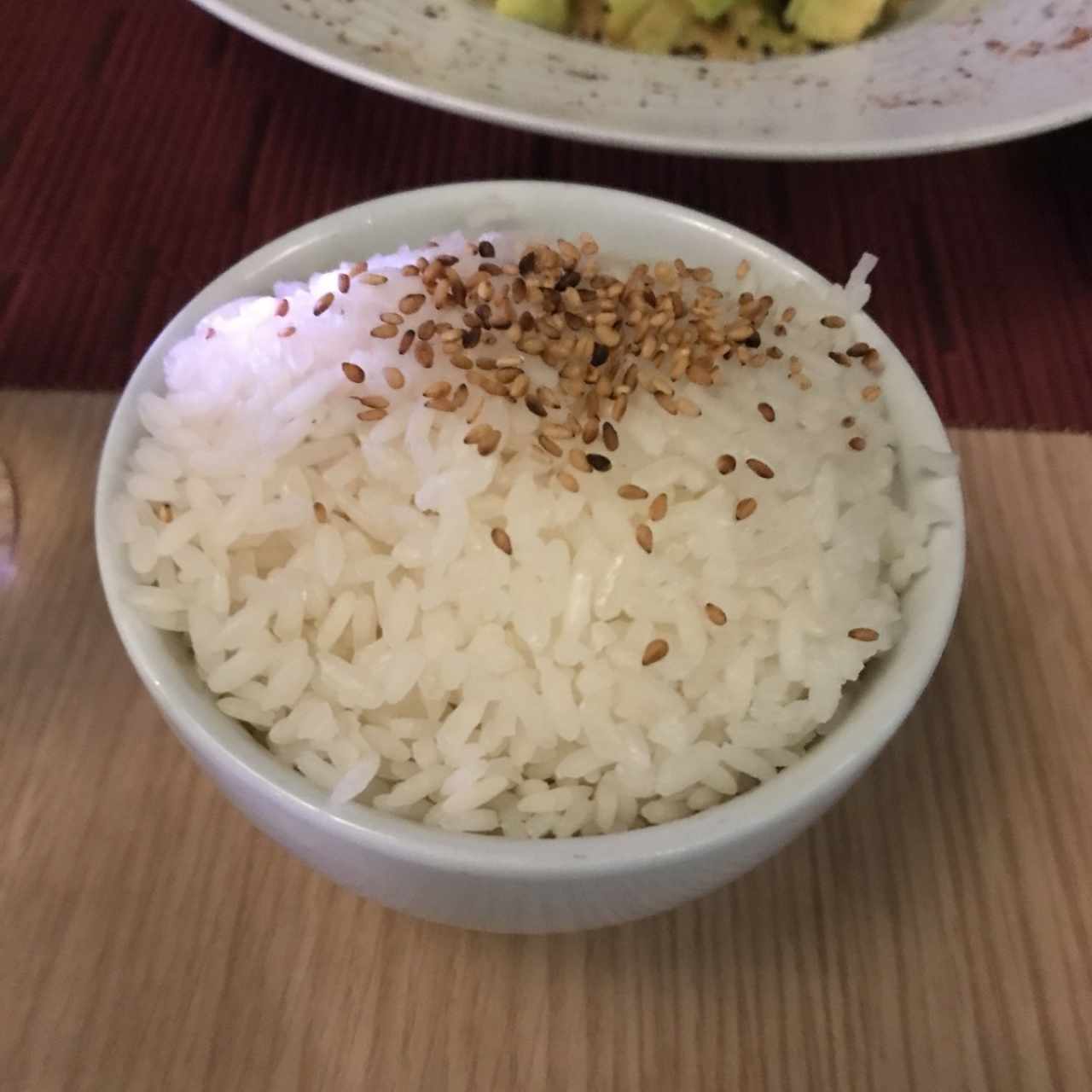 arroz blanco acompañamiento
