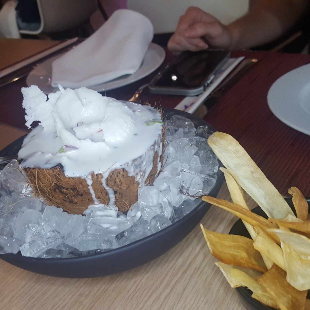 ceviche de coco