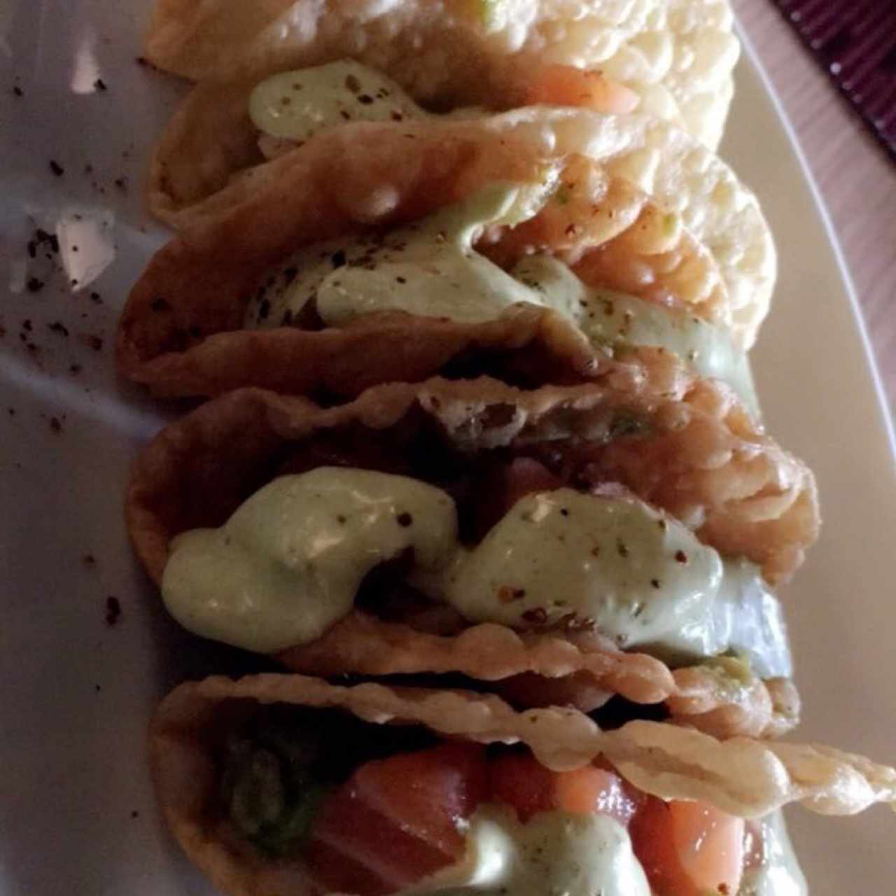 taquitos de salmón 