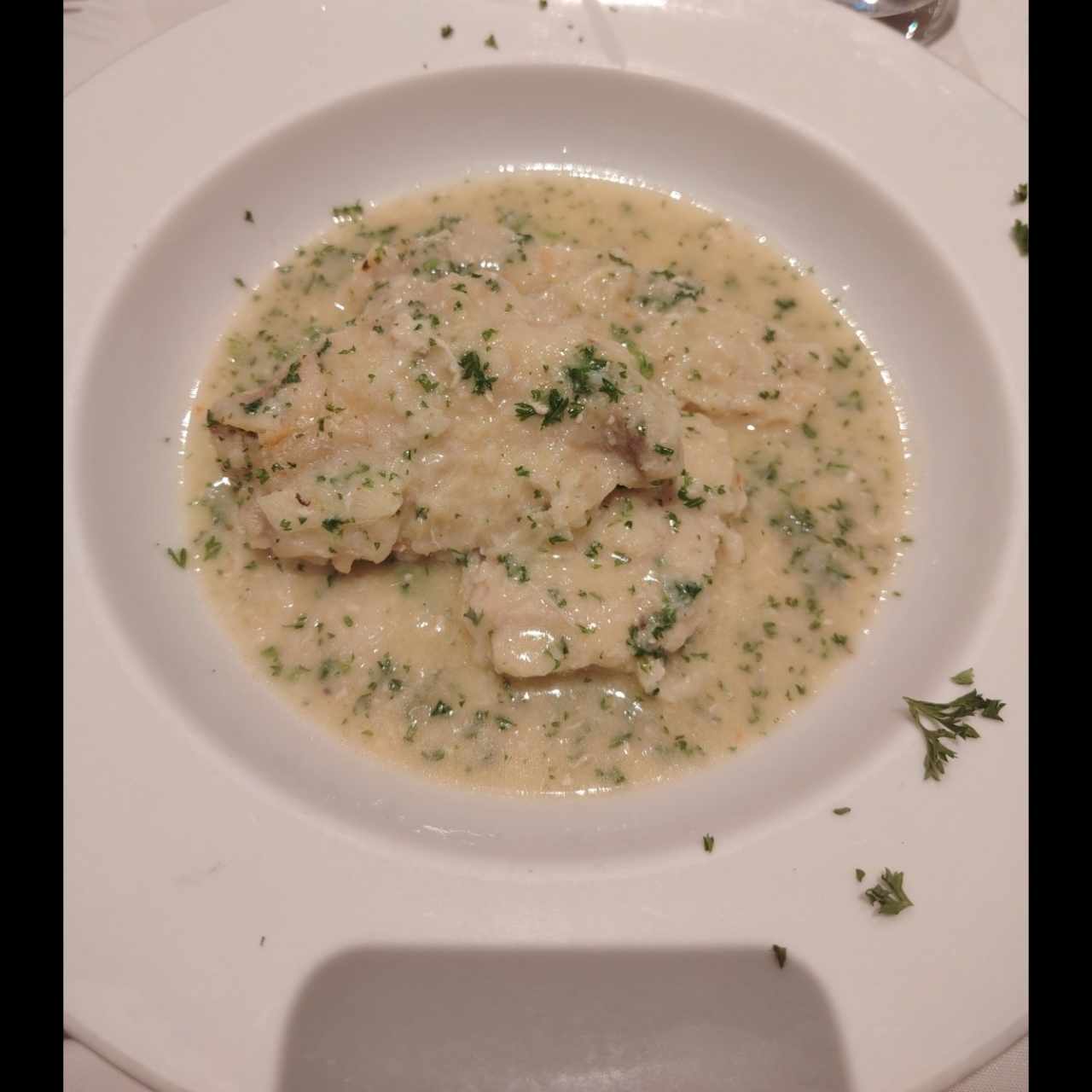 Mero en salsa verde 