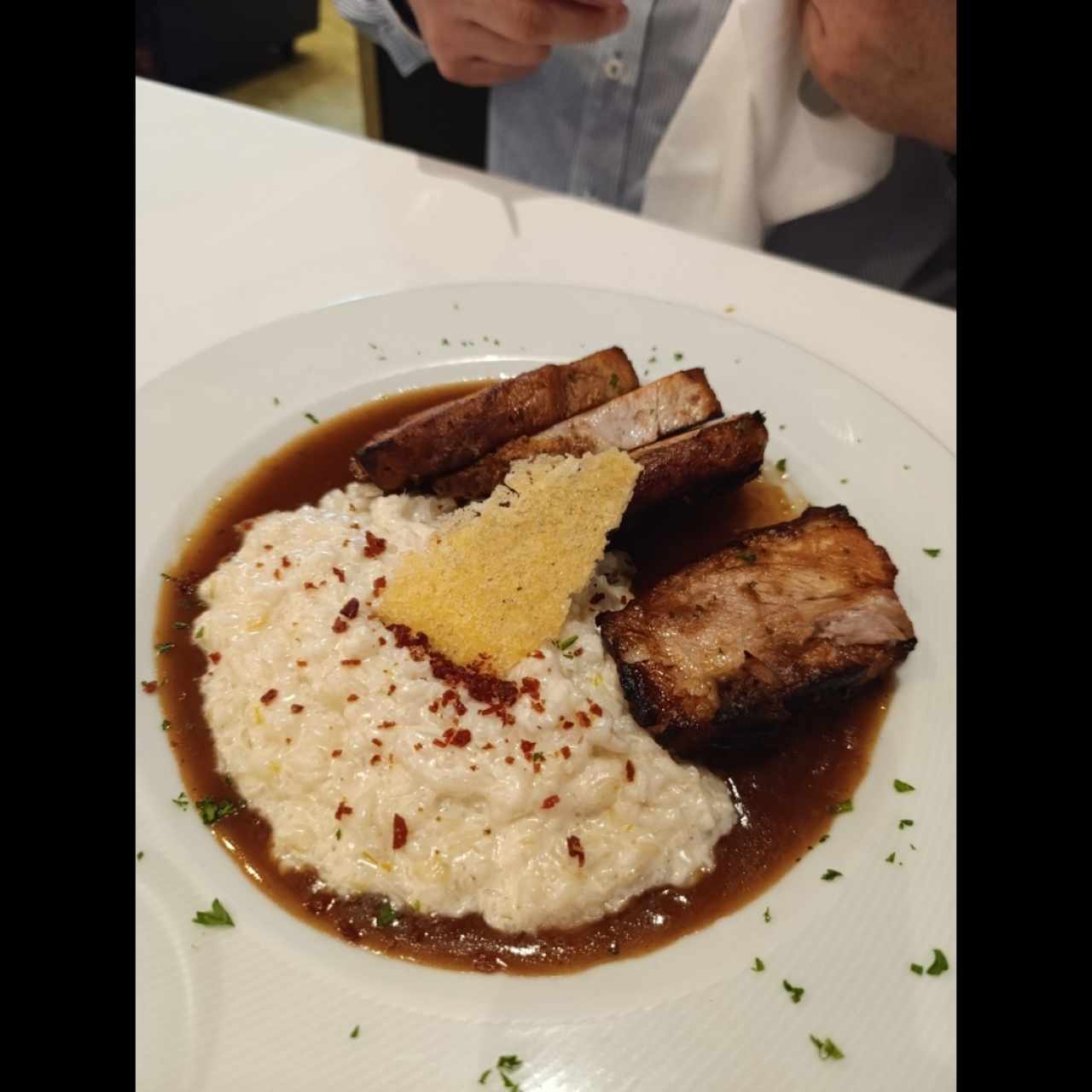 Cerdo en salsa de malta y tamarindo 