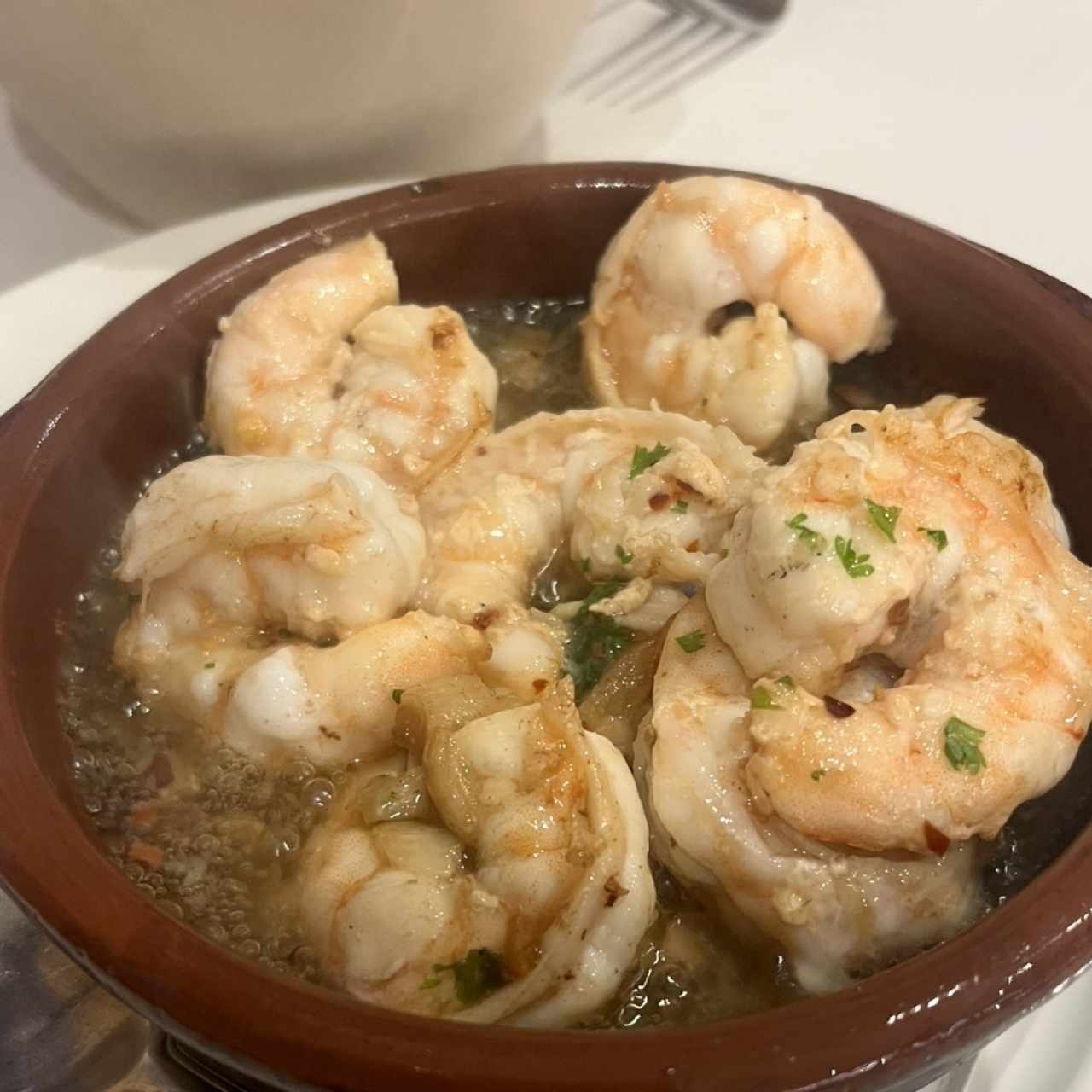 Gambas al Ajillo o Enchiladas