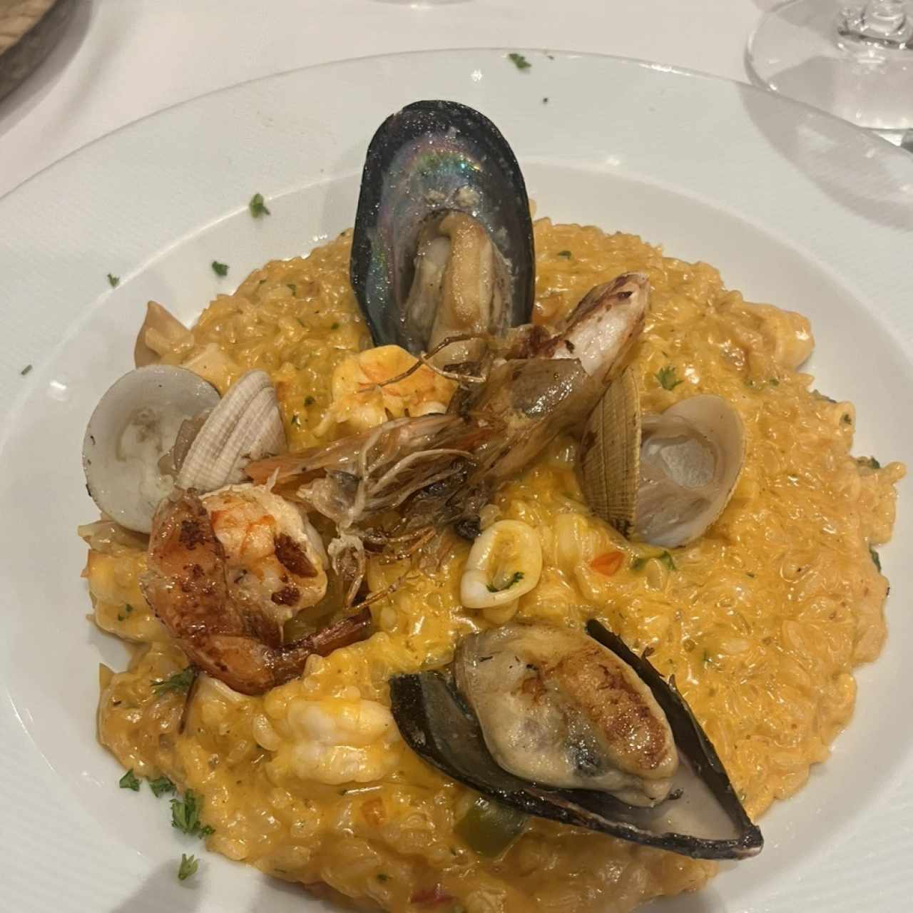 Arroz Caldoso con Mariscos
