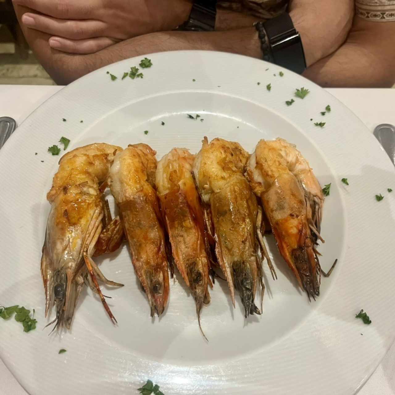 Langostinos a la Plancha o Ajillo