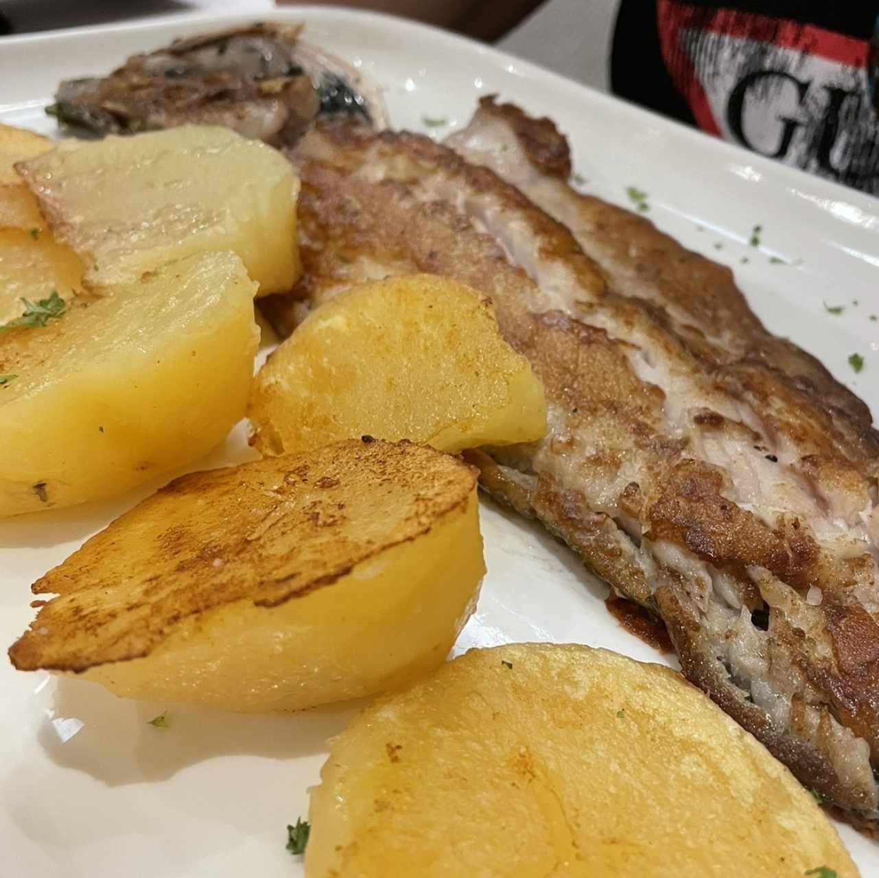 Pescado con papas 