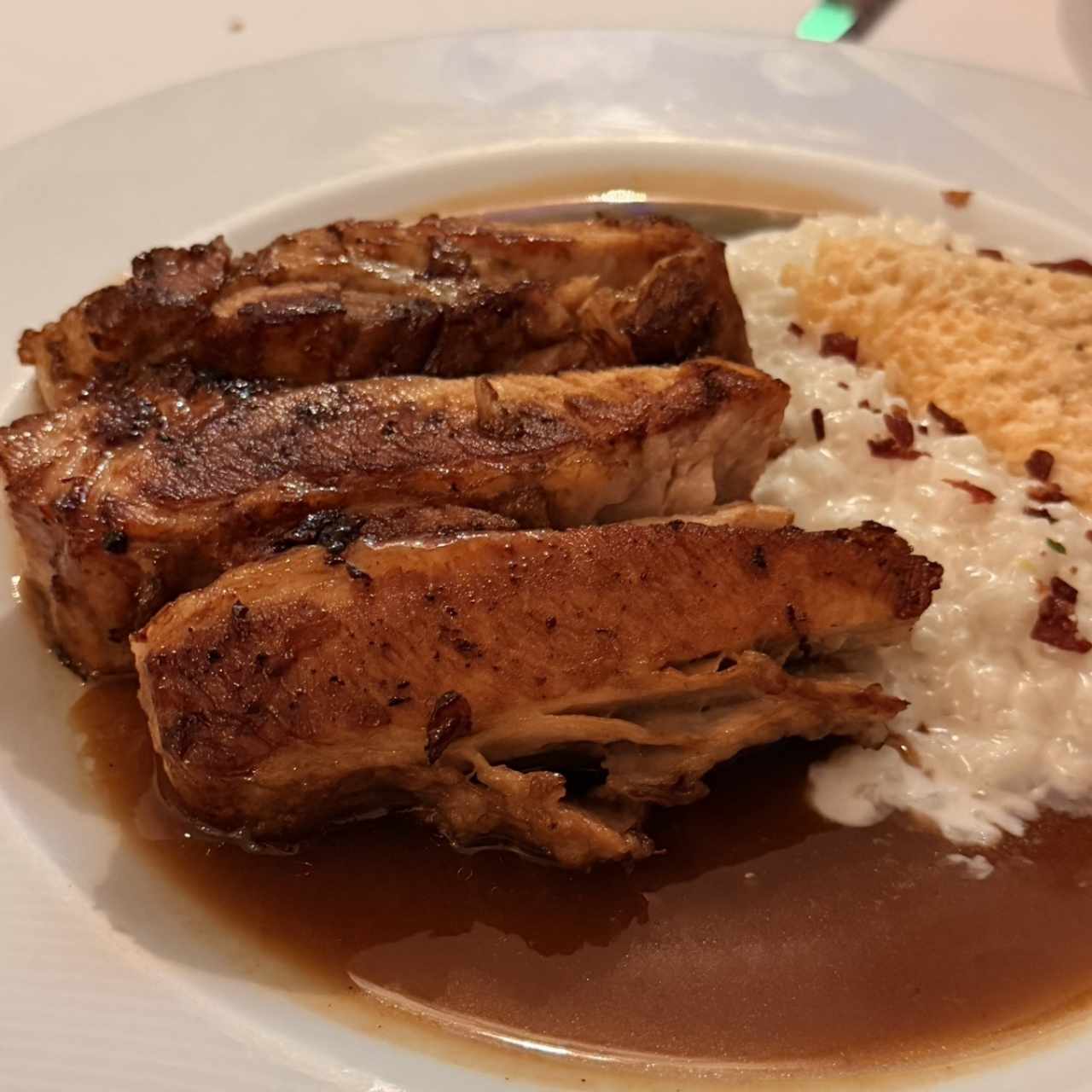 Chuletas con arro