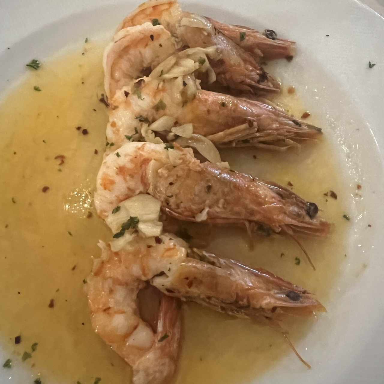 Langostinos a la Plancha o Ajillo