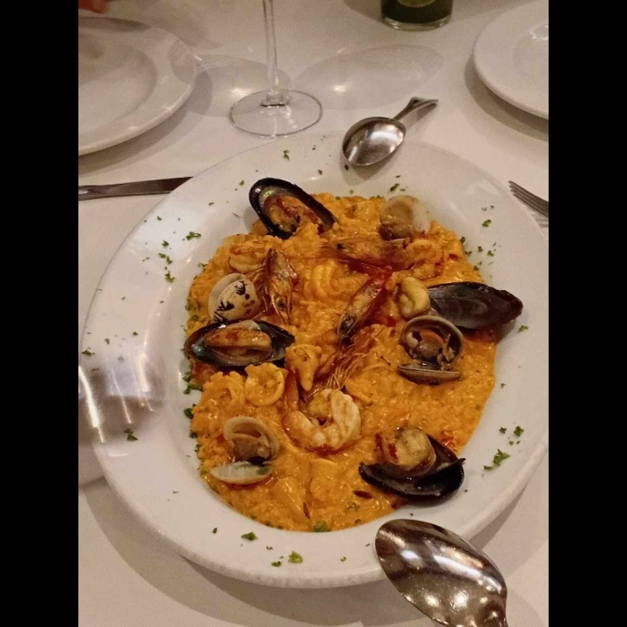 Arroz Caldoso con Mariscos