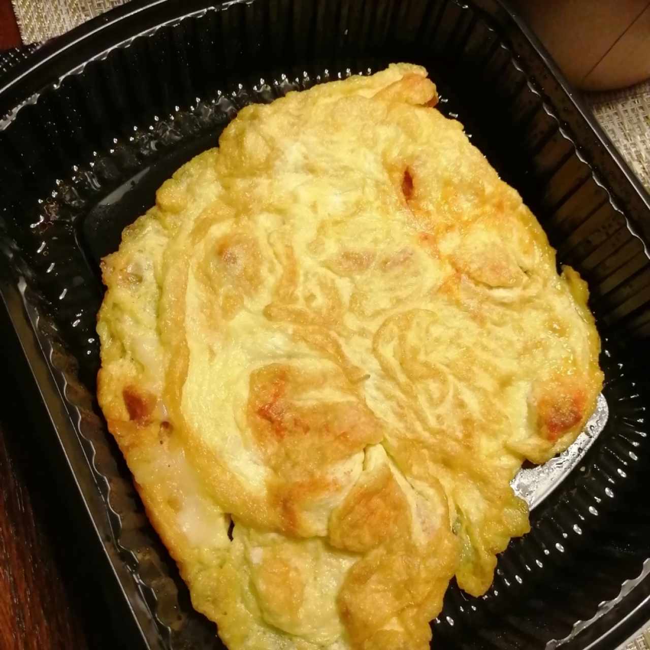 Tortilla española con queso manchego 