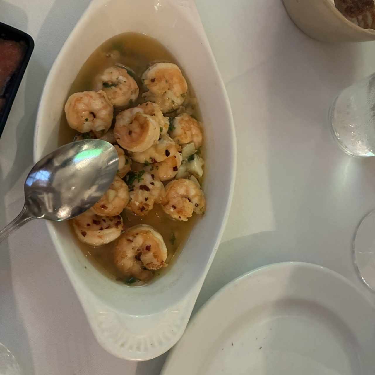 Gambas al Ajillo o Enchiladas