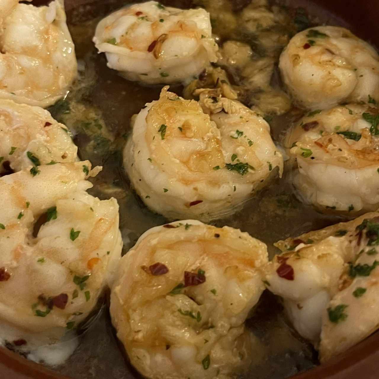 Gambas al Ajillo o Enchiladas