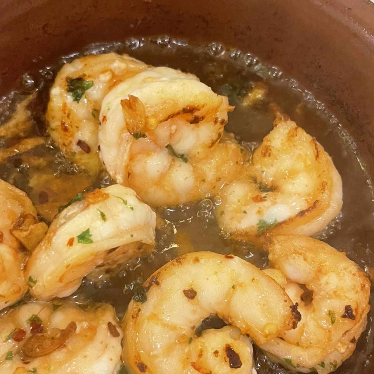 Gambas al Ajillo o Enchiladas