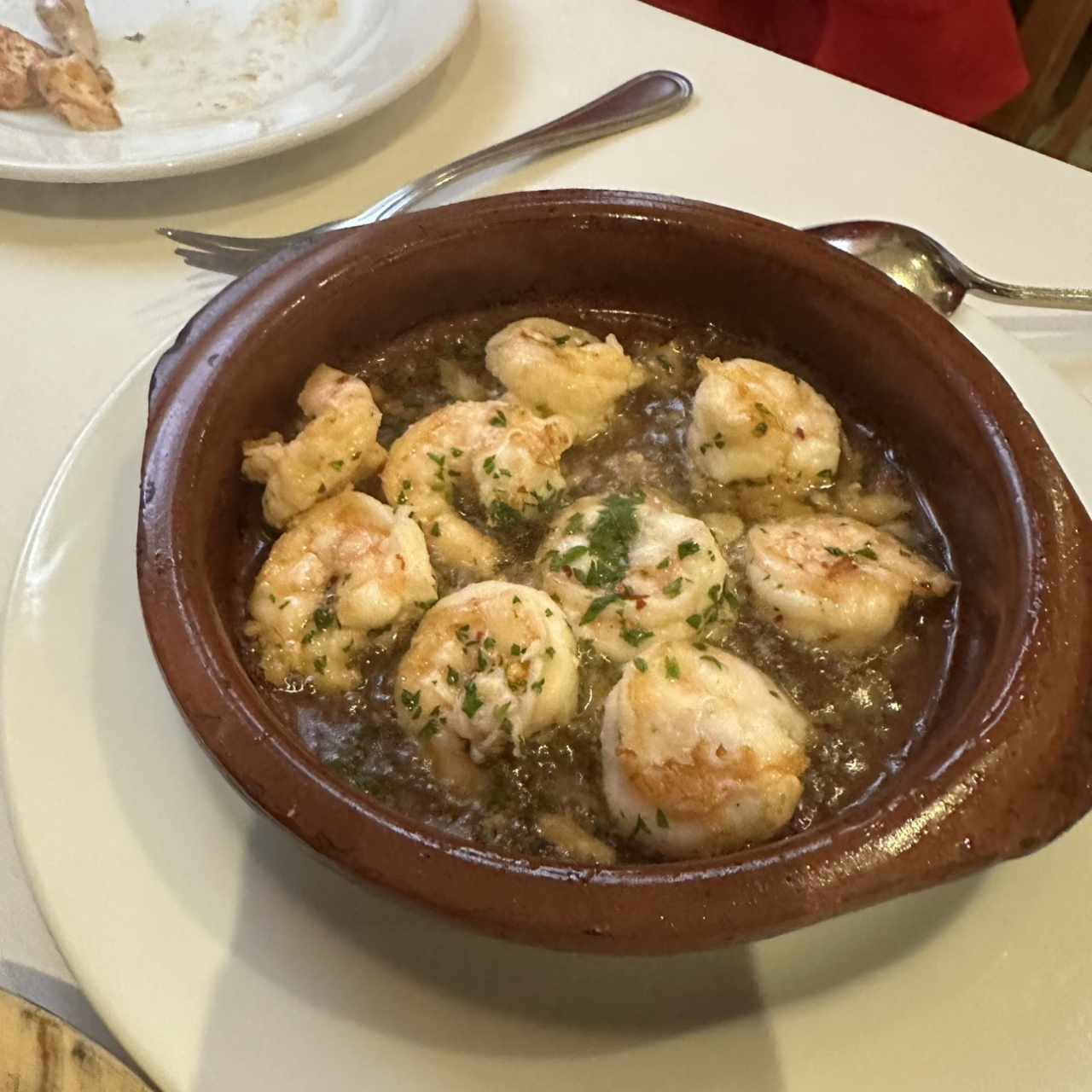 Gambas al Ajillo o Enchiladas