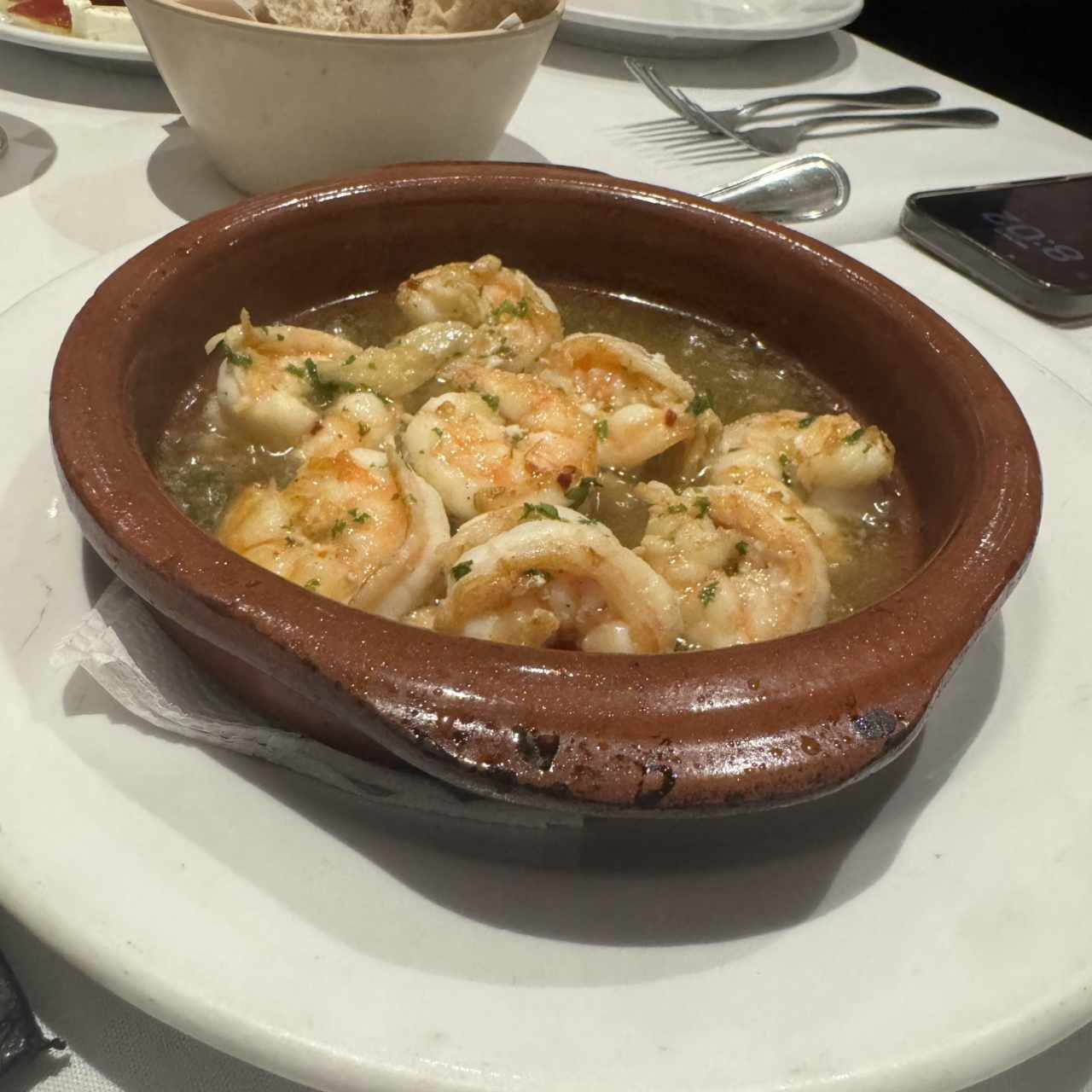 Gambas al Ajillo o Enchiladas