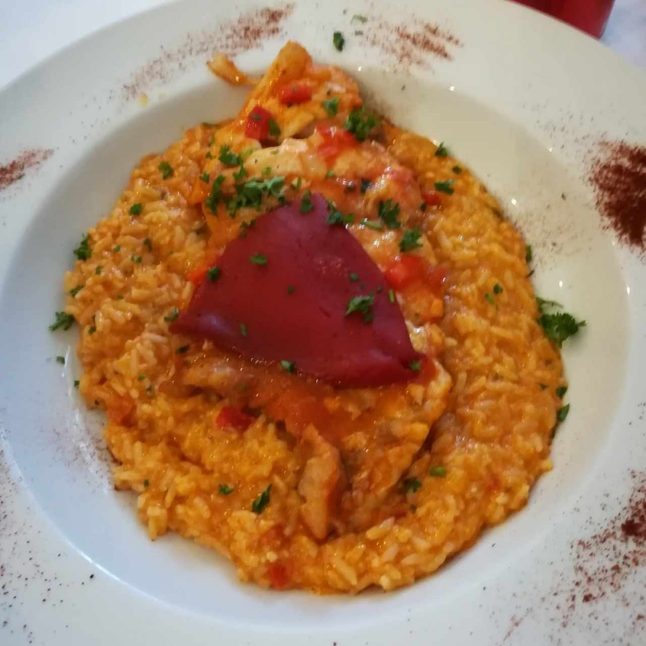 Mero con rissoto