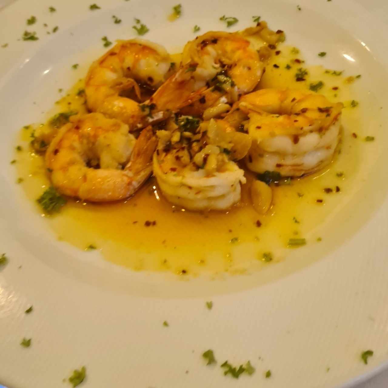Langostinos a la Plancha o Ajillo