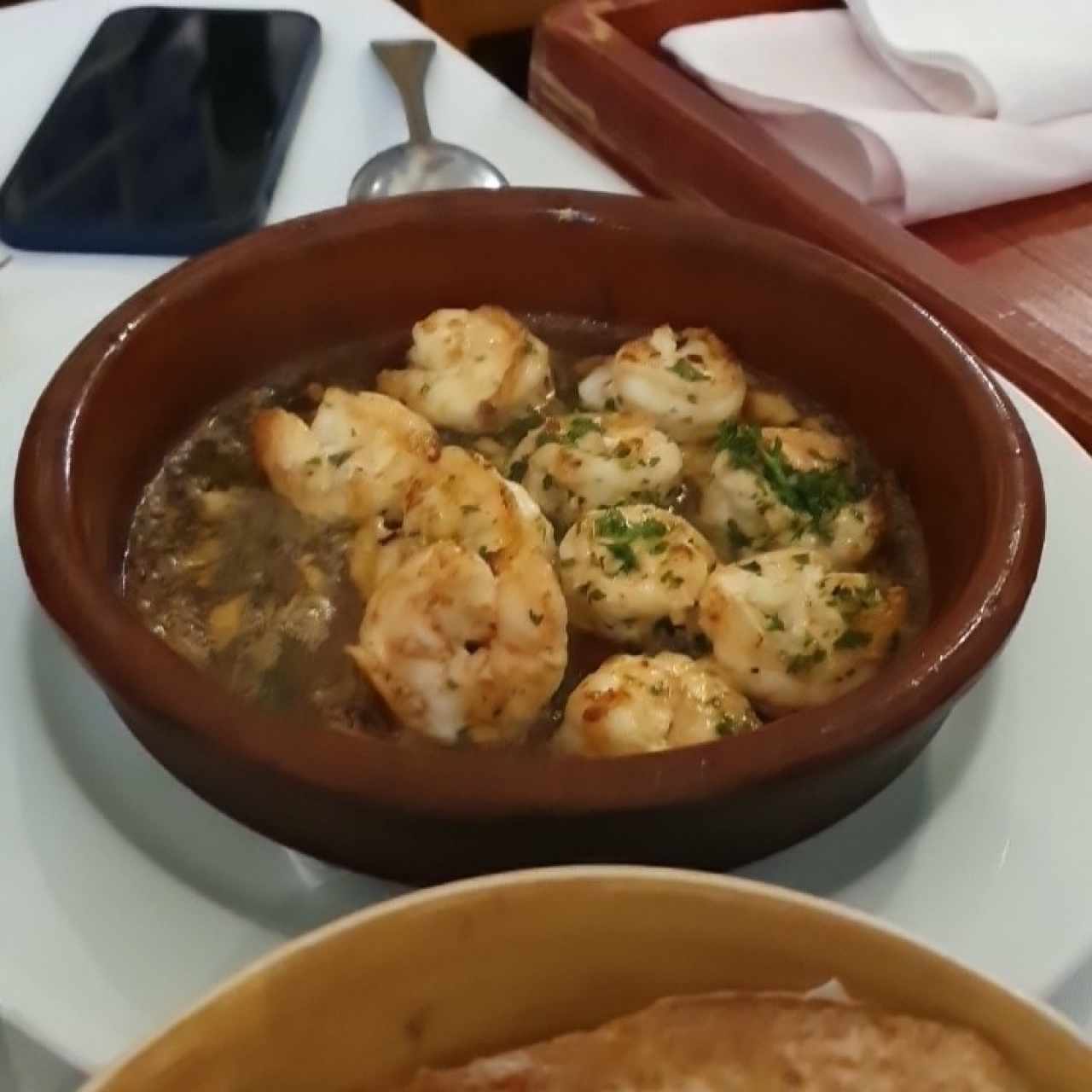Gambas al Ajillo o Enchiladas
