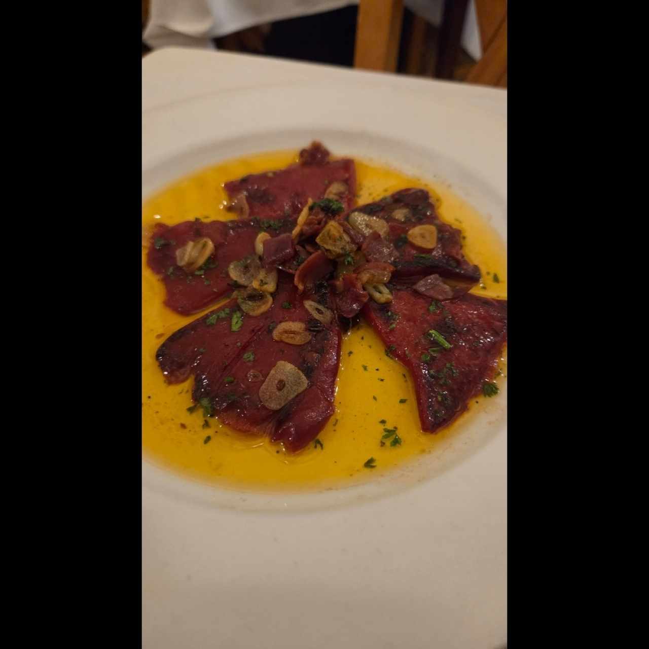 Piquillos Asados con Jamón Ibérico y Ajo