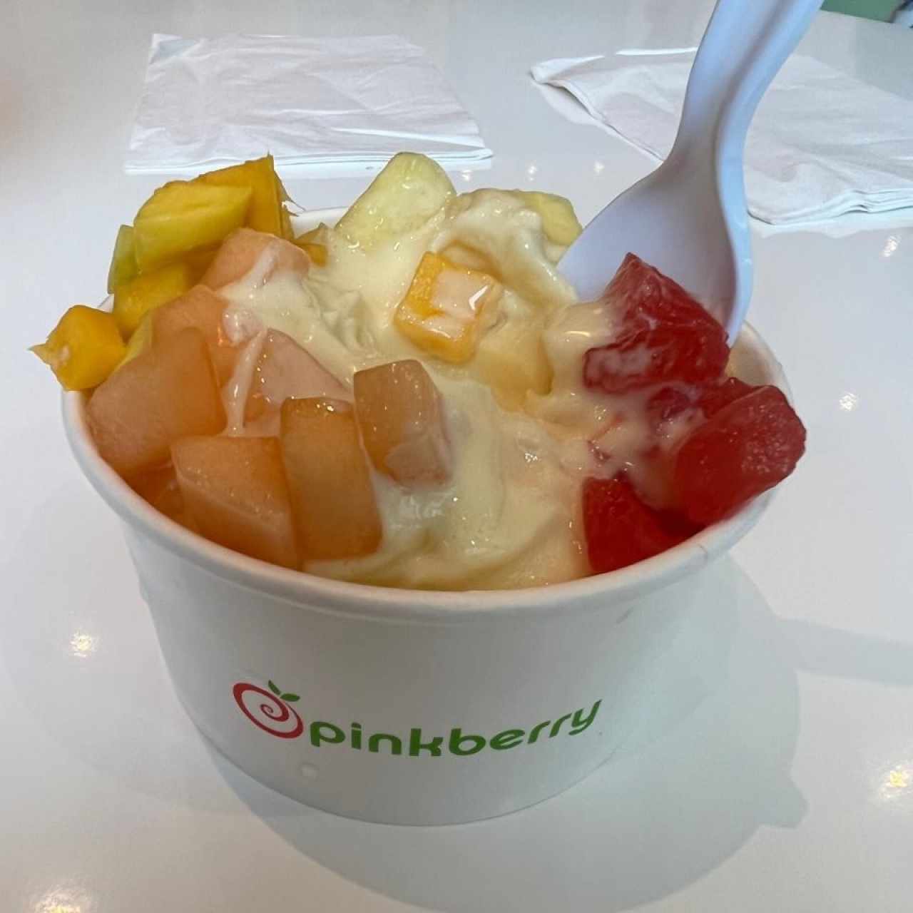 Frozen Yogurt con Toppings