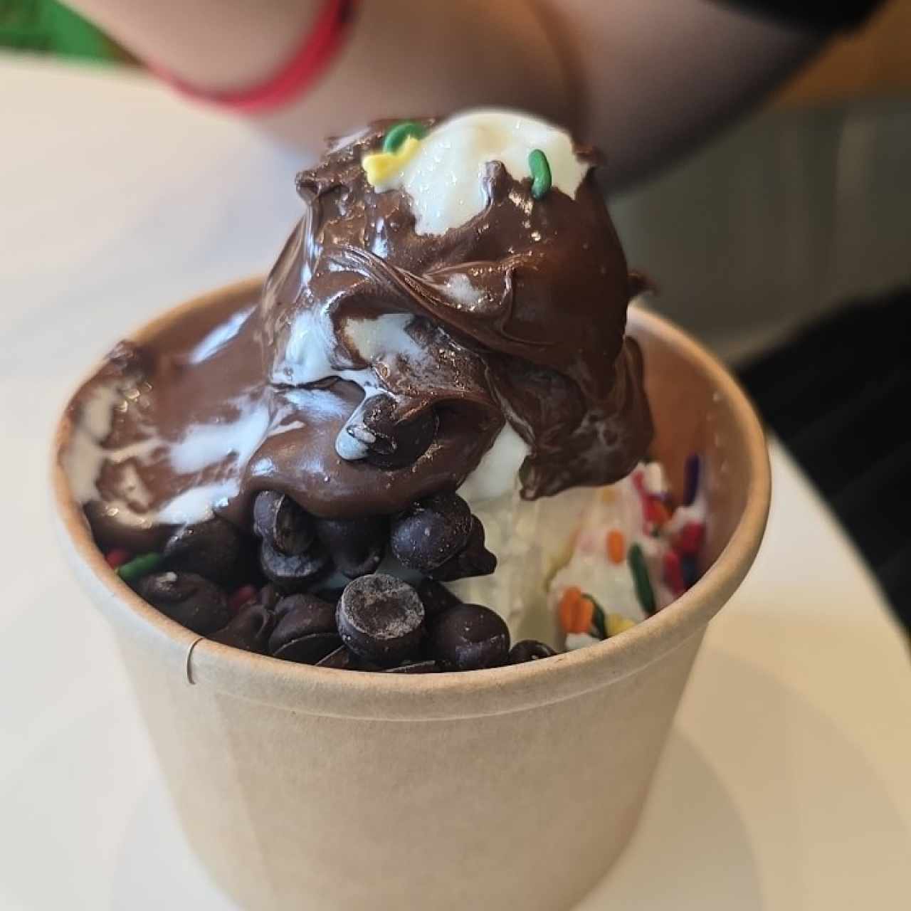 Frozen Yogurt con Toppings