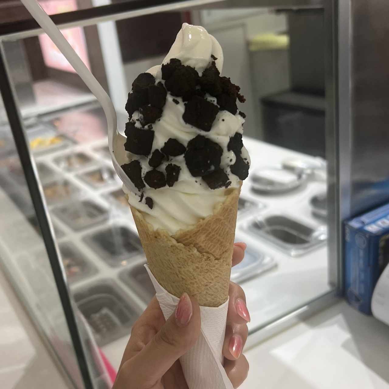 Frozen Yogurt con Toppings