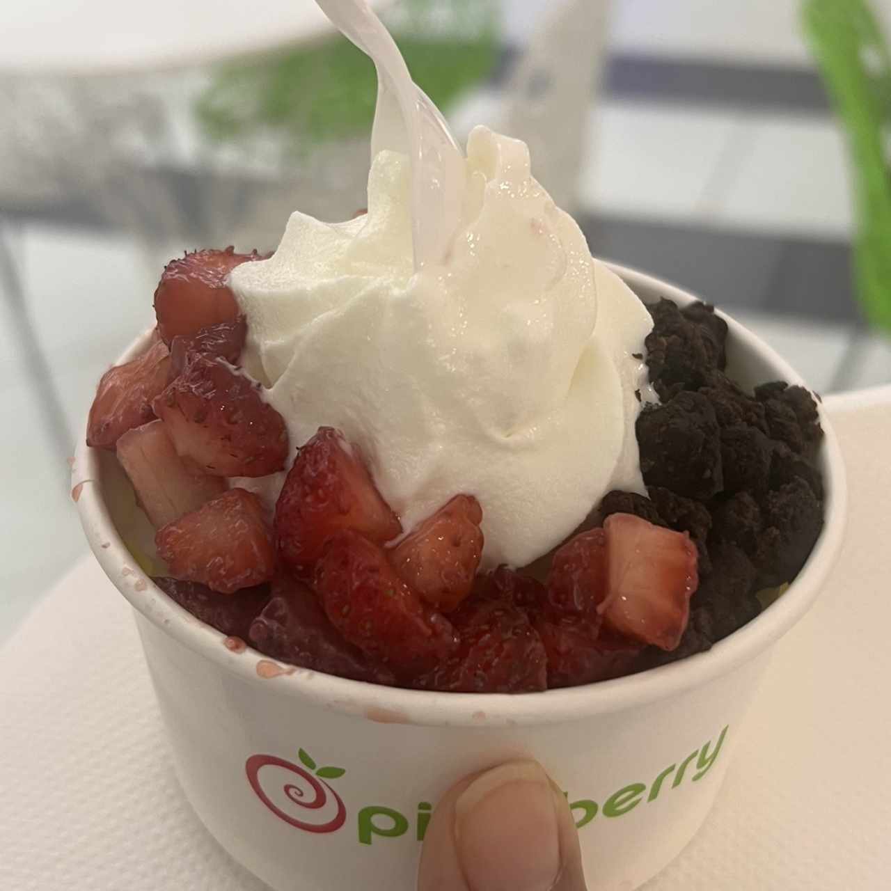 Frozen Yogurt con Toppings