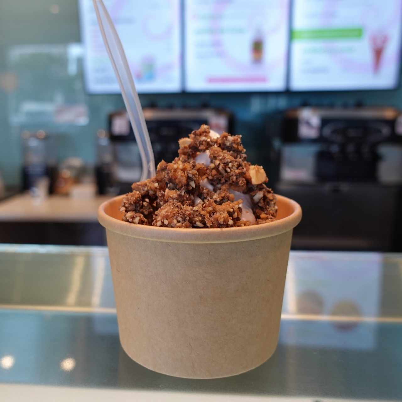 Frozen Yogurt con Toppings