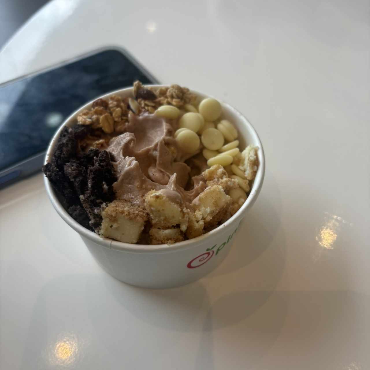 Frozen Yogurt con Toppings