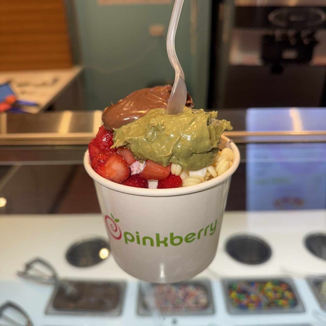 Frozen Yogurt con Toppings